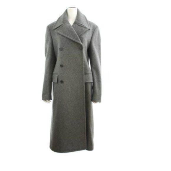 MICHAEL KORS Grey Trench Coat Size Medium